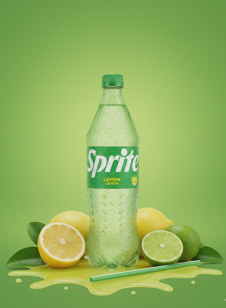 Sprite Lemon Lime Soda Drink PET Bottle - 950ml - Image 3